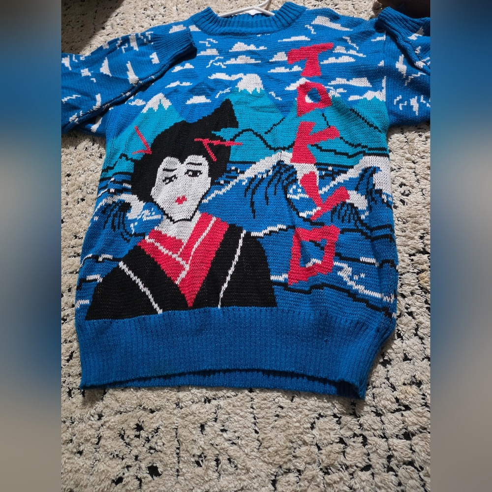 Kitty hawk mens med blue sweater